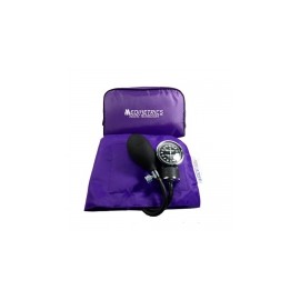 Baumanómetro aneroide de doble manguera color morado