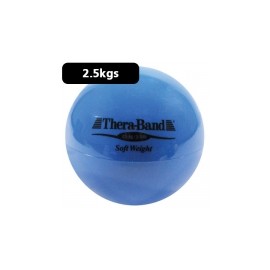Pelota carga ligera 2.5 kg Theraband azul diámetro 11.5 cm