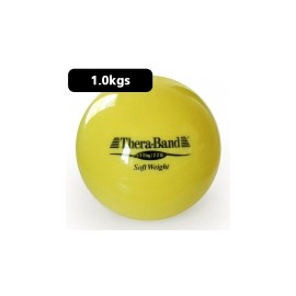 Pelota carga ligera 1.0 kg Theraband amarilla diámetro 11.5 cm