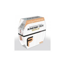 Cinta para correccion muscular kinesio gold 5.08 cm x 31.39 metros beige nano-touch