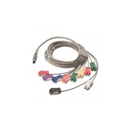 Cable de paciente 10 puntas tipo clip para ECG en stress (SE-PRO-600)