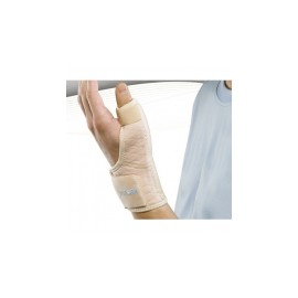 Muñequera con pulgar y barra rígida