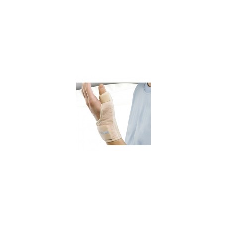 Muñequera con pulgar y barra rígida