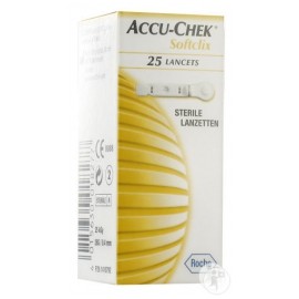 Lancetas Softclix Ii para sensor 25 piezas