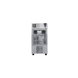 Refrigerador para laboratorio de 5 pies con una puerta de cristal, de acero inoxidable