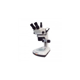 Microscopio estereoscópico zoom triocular