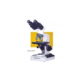 Microscopio binocular de laboratorio serie 225, luz halógena 20 W