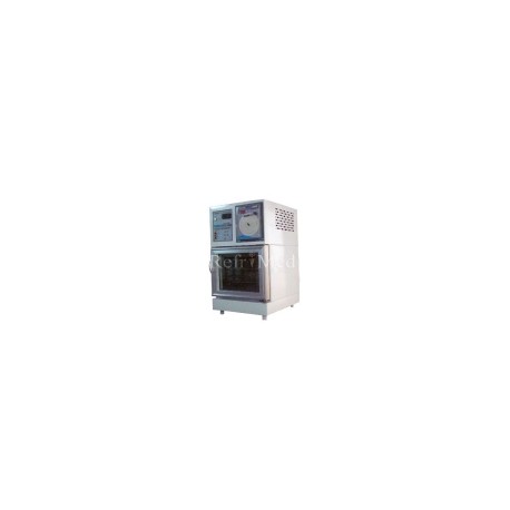 Refrigerador vertical de 3 pies para vacunas y biológicos de acero inox. con 1 puerta de cristal