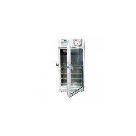 Refrigerador vertical de 14 pies para laboratorio acero inox. esmaltado con 1 puerta de cristal