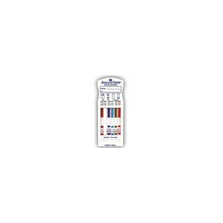 Prueba multidrogas (AMP/COC/MET/OPI/THC) c/25 pzs