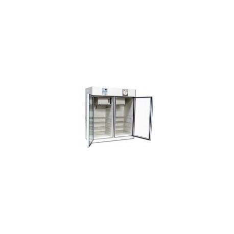 Refrigerador vertical de 25 pies para vacunas y biológicos de acero inox. 2 puertas sólidas