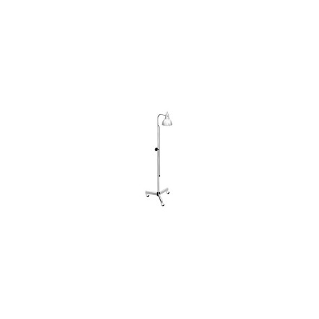 Lampara de chicote pantalla chica base tubular esmaltada desarmable