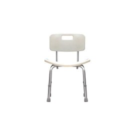 Silla de ducha blanco con respaldo s/brazos Mod. SC-02R