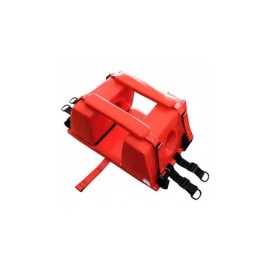 Inmovilizador de craneo termosellado adulto, color naranja