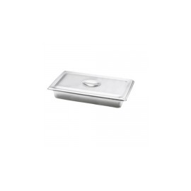 Charola para catéter instrumental con tapa 310 x 196 x 50 mm, paquete con 2 piezas