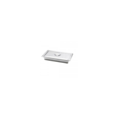 Charola para catéter instrumental con tapa 310 x 196 x 50 mm, paquete con 2 piezas