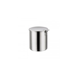 Recipiente multiusos con tapa 250 cc. 75 x 75 mm, paquete con 5 piezas