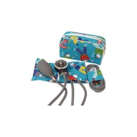 Kit con estetoscopio y baumanómetro aneroide con brazal pediátrico y neonatal, paquete con 4 piezas