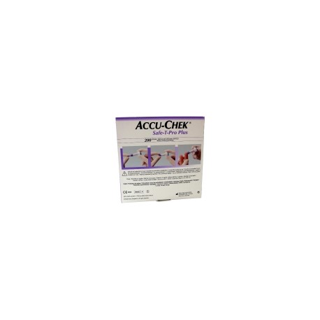 Puncionador accu-check safe t-pro plus con 200 piezas ROC-FL3603539200 MARCA -  Roche