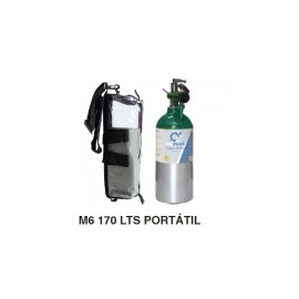 Equipo completo de oxigeno 170L - M6 OIP-EQICOMOXI170A MARCA -  Oxiplus