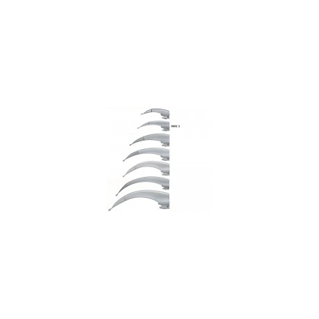 Hoja para laringoscopio de acero inoxidable Macintosh No. 1 HEN-F-000.22.101 MARCA -  Heine