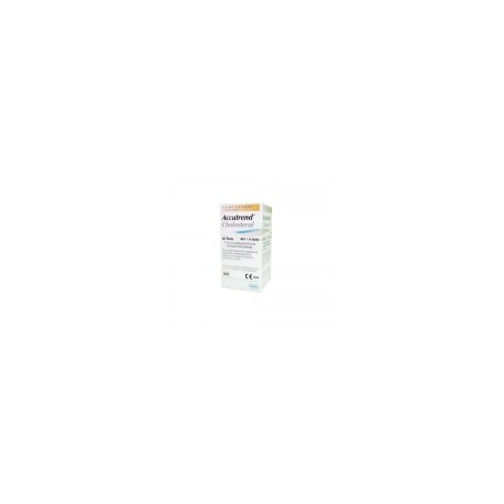 Tiras reactivas de Accutrend para checar el colesterol, paquete con 25 piezas ROC-FL11418262012 MARCA -  Roche