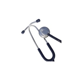 Estetoscopio de una campana de lujo color azul y negro MES-HS-30N MARCA -  MedStar