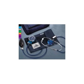 Baumanómetro aneroide con estetoscopio sencillo, paquete con 4 piezas