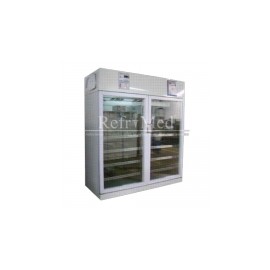 Refrigerador para laboratorio de 50 pies cúbicos, 2 puertas de cristal REF-RVCCDV-50-2A23 MARCA -  RefriMed