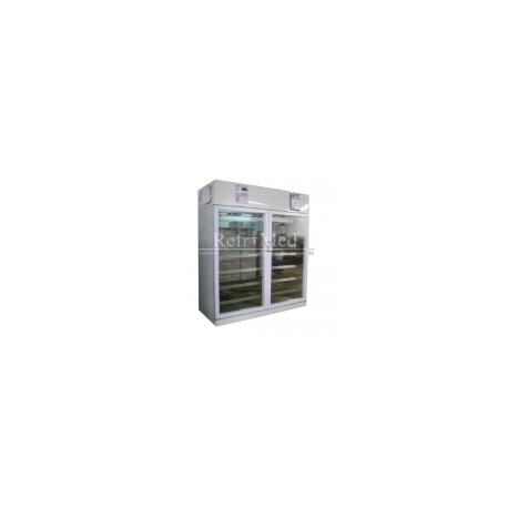 Refrigerador para laboratorio de 50 pies cúbicos, 2 puertas de cristal REF-RVCCDV-50-2A23 MARCA -  RefriMed