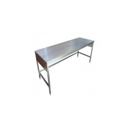 Mesa alta con cubierta de acero inoxidable de 60 x 70 x 90 cm HEL-HM275 MARCA -  Herlis