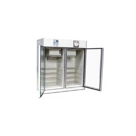 Refrigerador vertical de 25 pies para vacunas y biológicos de acero inox. 2 puertas sólidas REF-RVASCV-25 MARCA -  RefriMed