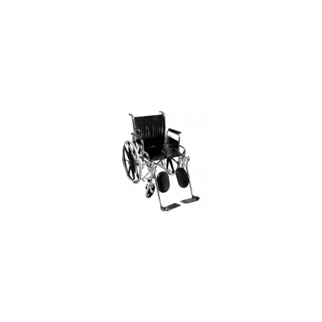 Silla de ruedas suprema cromada HER-S400 MARCA -  Hergom