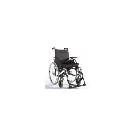 Silla de ruedas de aluminio de 40.5 cm gris con qr y pierneras y brazos desmontables BEZ-SU074100-008 MARCA -  Sunrise Medical