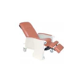 Sillón para hemodiálisis color rosa reclinable de 3 posiciones con 1 charola DRI-D574-R MARCA -  Drive Medical