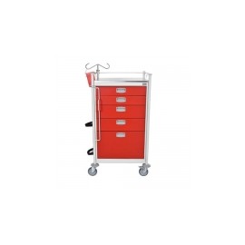 Carro rojo de emergencias 5 cajones MOC-CRE5C MARCA -  Moec