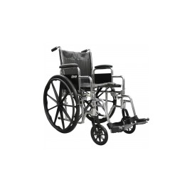 Silla de ruedas Bariátrica Sentra EC asiento de 20" con descansa-pies DRI-SRECS20DDASFP-CV MARCA -  Drive Medical