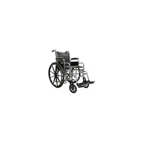 Silla de ruedas Bariátrica Sentra EC asiento de 20" con descansa-pies DRI-SRECS20DDASFP-CV MARCA -  Drive Medical