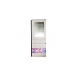 Vitrina sencilla Mod. abeja con cenefa CIS-8040 MARCA -  Ciiasa