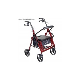 Andadera Rollator y silla de traslado DRI-795BU MARCA -  Drive Medical