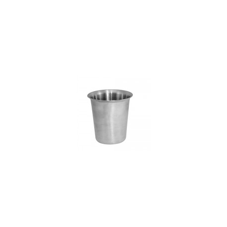 Vaso para medicamentos de 140 ml de acero inoxidable HEL-HM263 MARCA -  Herlis