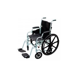 Silla de ruedas Poly Fly de traslado ligera con descansa pies DRI-TR18 MARCA -  Drive Medical