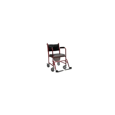 Silla cómodo, descansa pies con ruedas Mod. KY691 color rojo DRI-460-001-14-1 MARCA -  Drive Medical