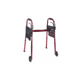 Andadera plegable portátil para viaje con ruedas DRI-AN10263DR MARCA -  Drive Medical