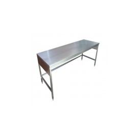 Mesa alta de 90 x 150 x 70 cm cubierta acero inoxidable HEL-HM278 MARCA -  Herlis