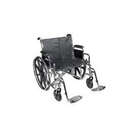 Silla de ruedas Bariátrica Sentra EC asiento de 24" con descansa-pies DRI-STD24ECDDA-SF MARCA -  Drive Medical