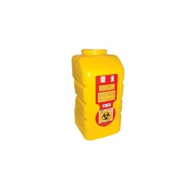 Recolector de polipropileno para liquido, color amarillo, capacidad volumen -  12.0 Lts. A1C-PL-12-A MARCA -  A1 contenedores