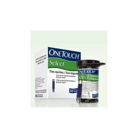Tiras reactivas OneTouch Select c/50 pzs