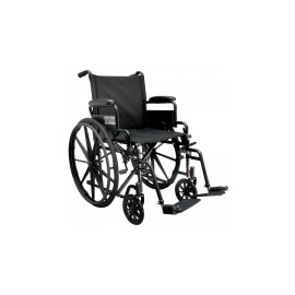 Silla de ruedas de 18" Streak con descansapies color negro DRI-SREBK18FBDSFPCN MARCA -  Drive Medical