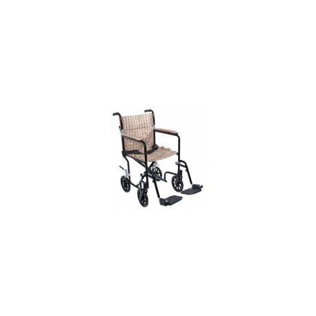 Silla de traslado de aluminio 19" Deluxe Fly-Weight DRI-FW19DB MARCA -  Drive Medical